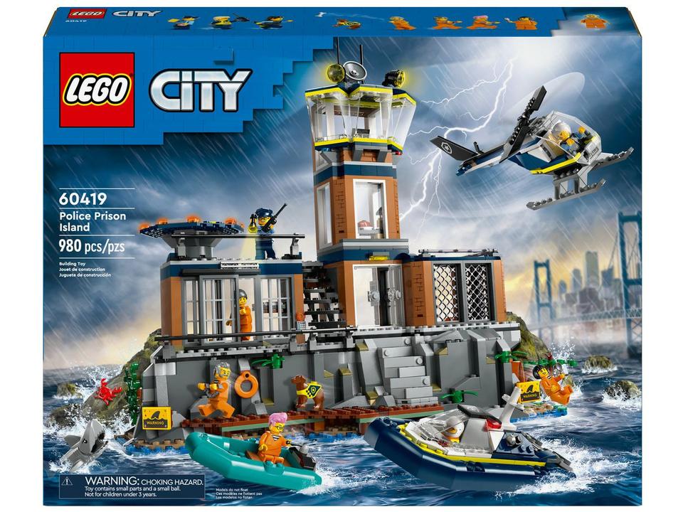 LEGO City Ilha da Prisão da Polícia 60419 - 980 Peças - 1