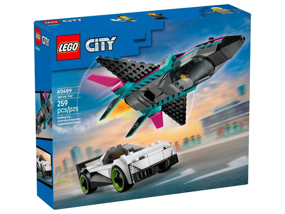 LEGO City Jato vs. Carro 60489 259 Peças - 5