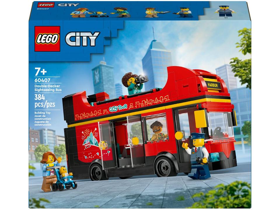 LEGO City Ônibus Panorâmico Vermelho - 7