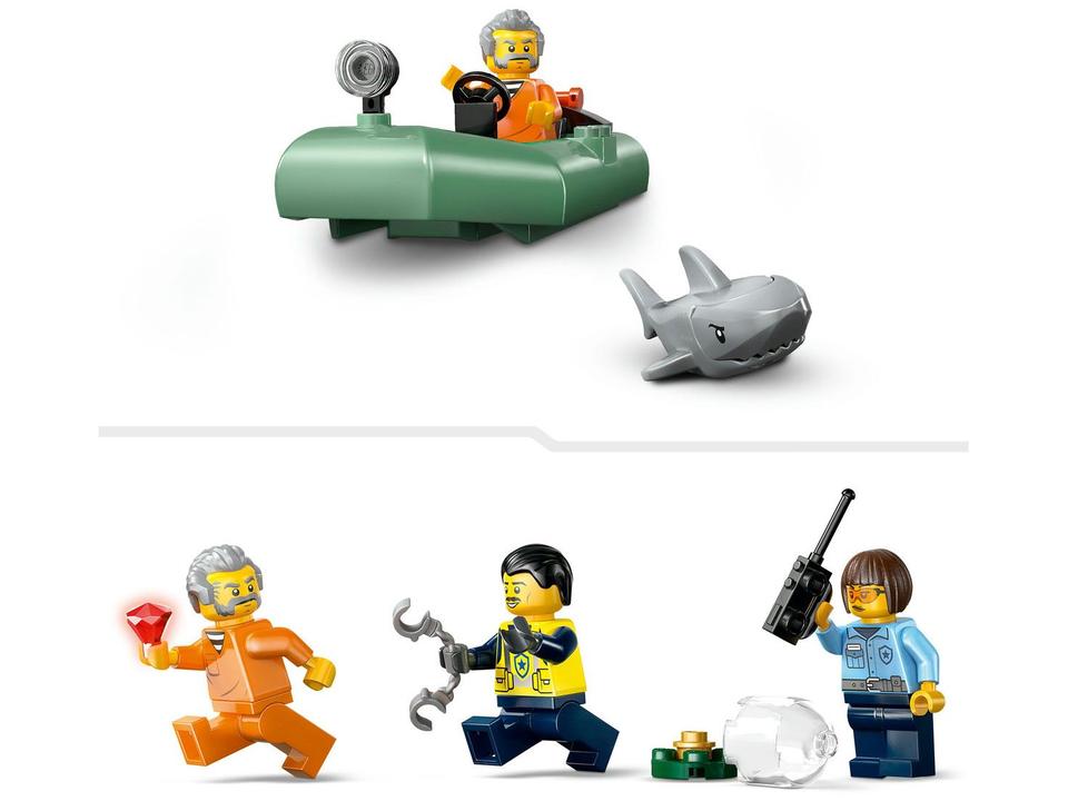 LEGO City Perseguição com Barco da Polícia - 4