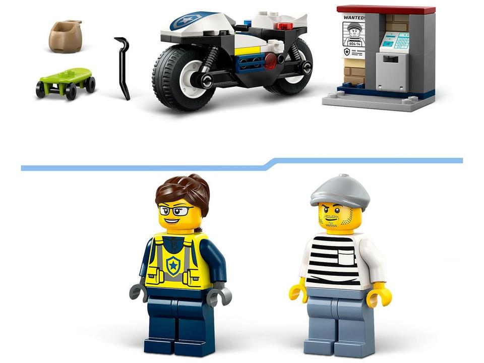 LEGO City Perseguição com Motocicleta da Polícia - 5