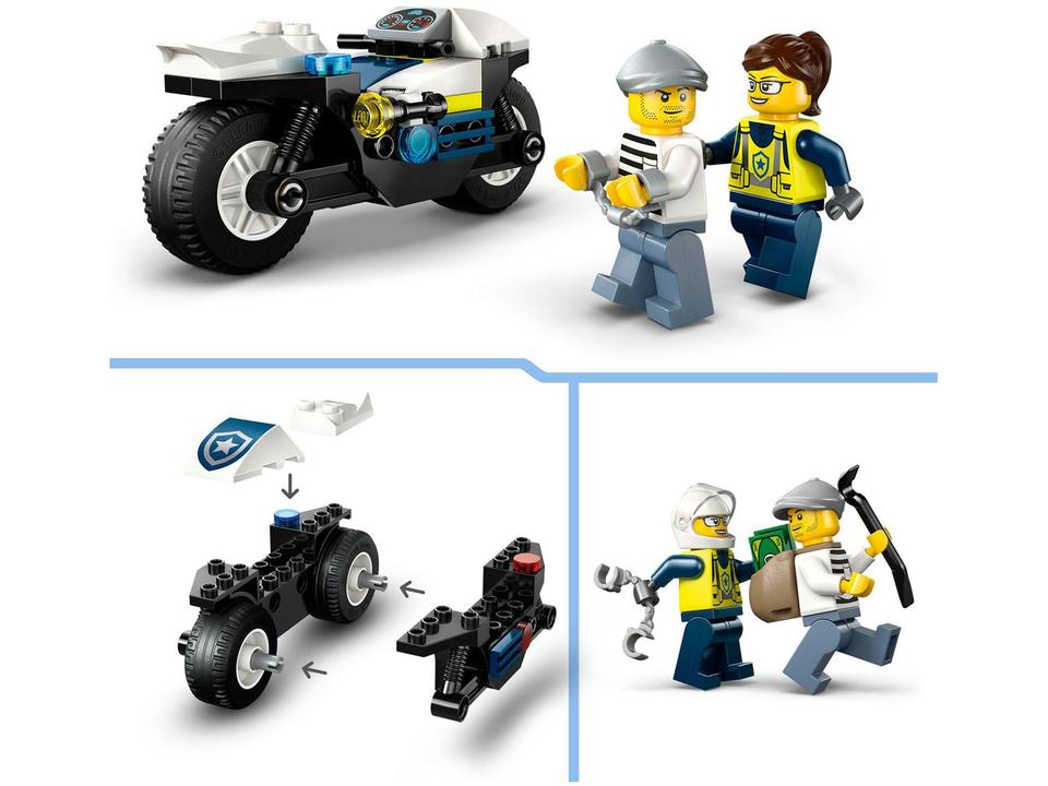 LEGO City Perseguição com Motocicleta da Polícia - 6