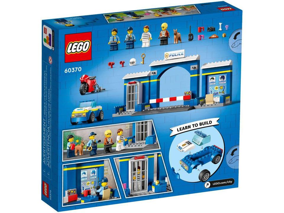 LEGO City  Perseguição na Delegacia de Polícia - 172 Peças 60370 - 7