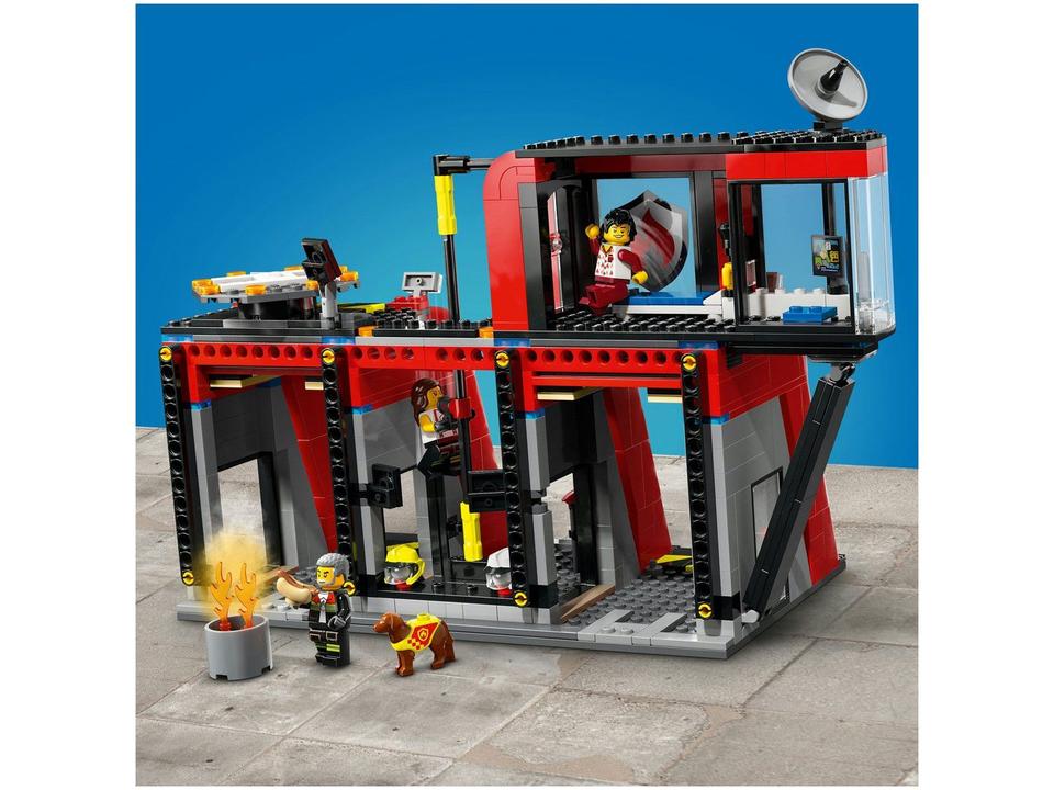 LEGO City Quartel e Caminhão dos Bombeiros 60414 - 8