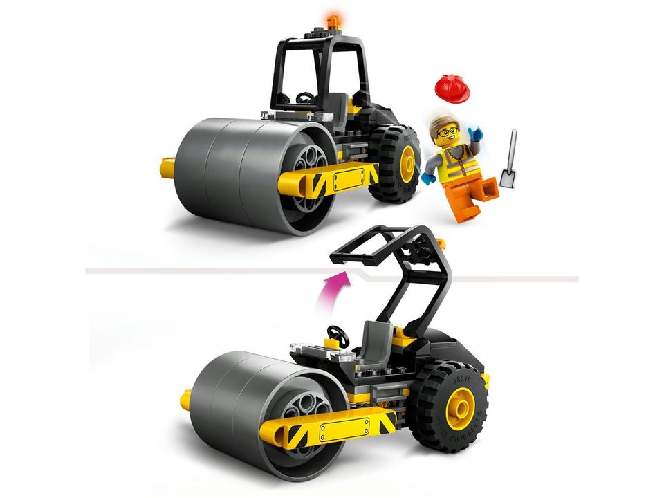 LEGO City Rolo Compressor de Construção - 7