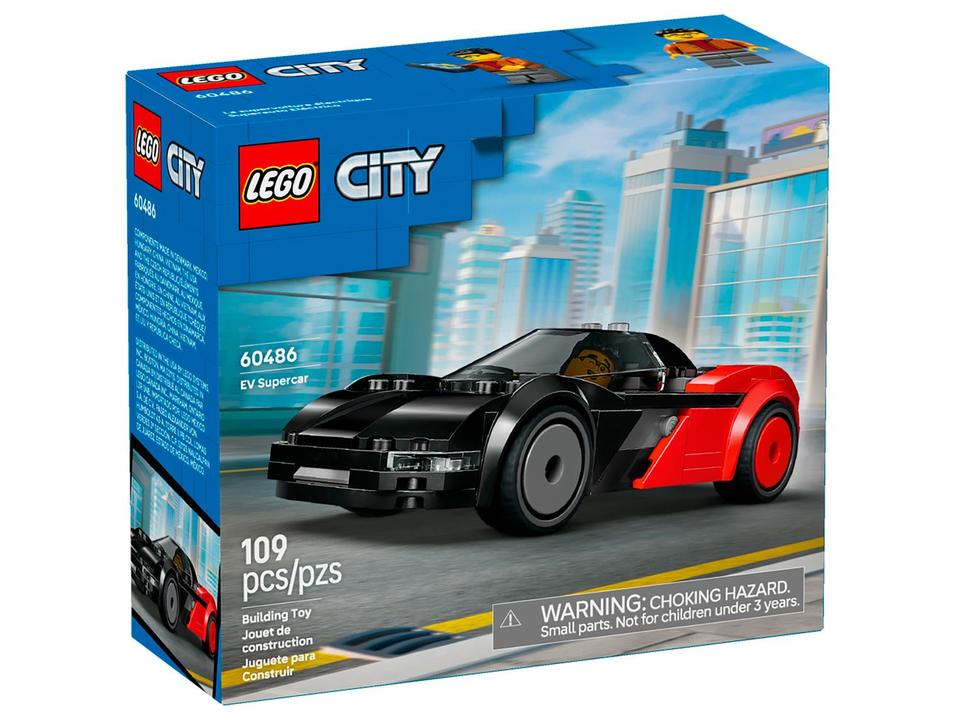 LEGO City Supercarro Elétrico 60486 109 Peças - 5