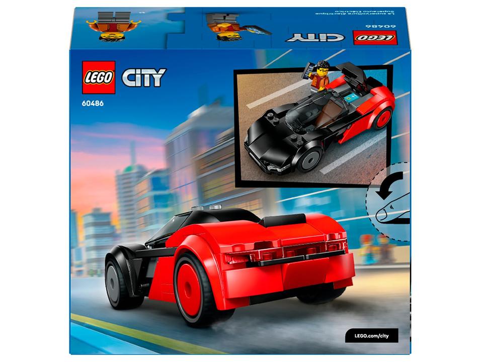 LEGO City Supercarro Elétrico 60486 109 Peças - 6