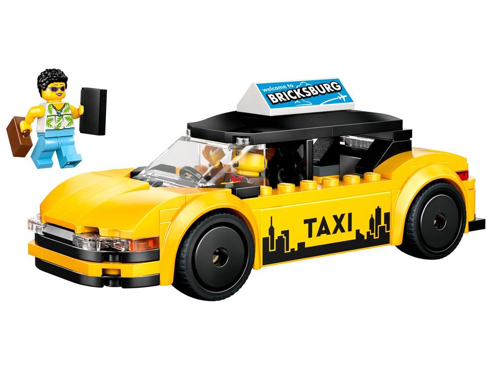 LEGO City Taxi Amarelo 60487 122 Peças - 4