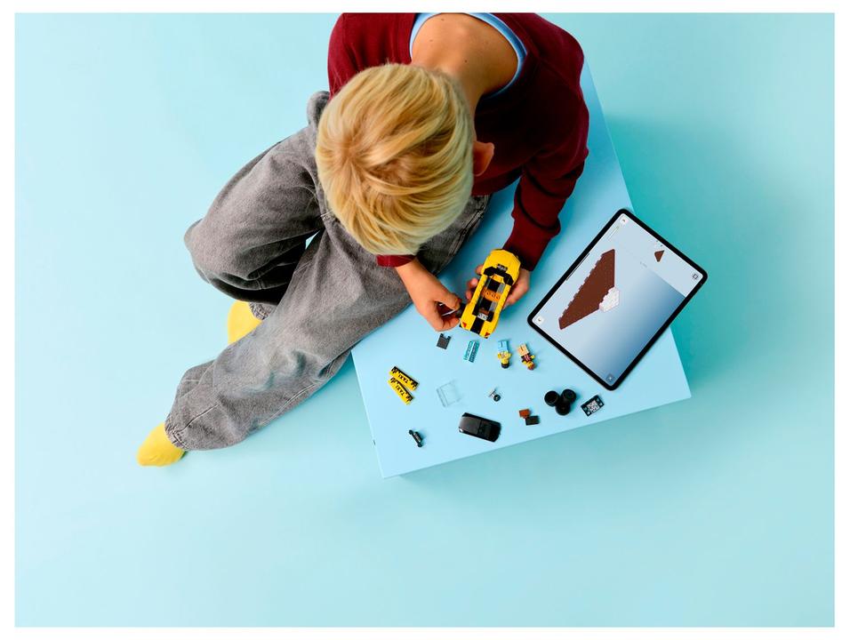 LEGO City Taxi Amarelo 60487 122 Peças - 1