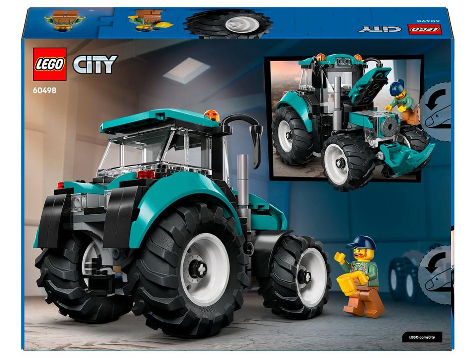 LEGO City Tractor 60498 204 Peças - 6