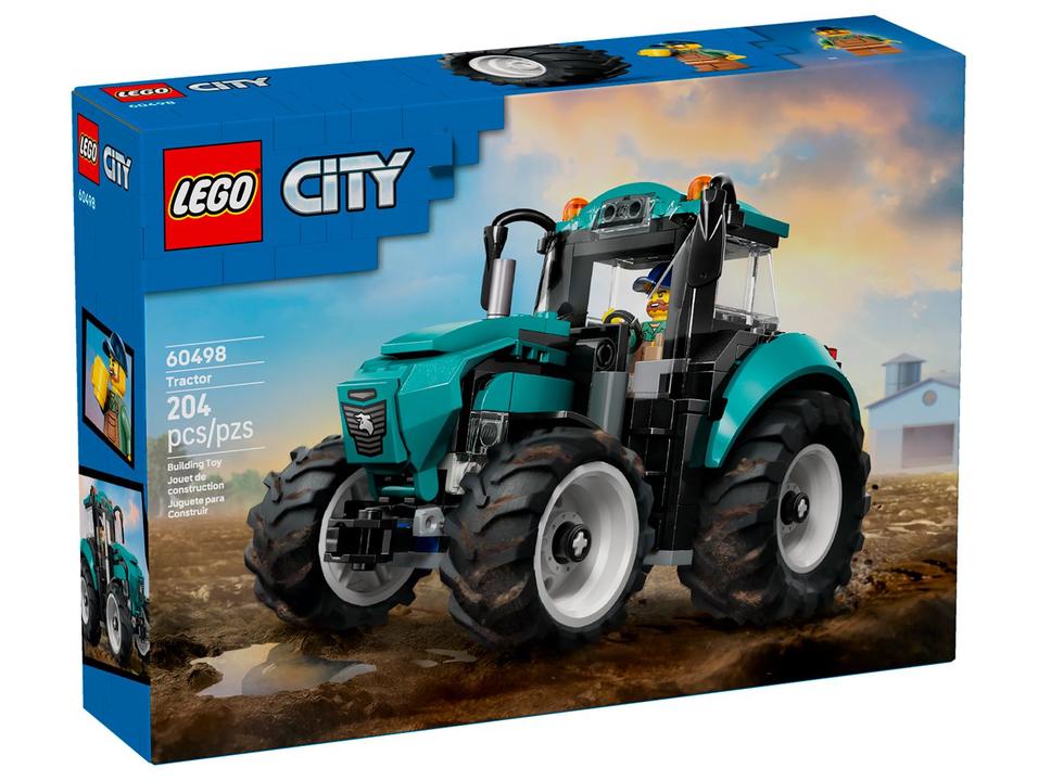 LEGO City Tractor 60498 204 Peças - 5