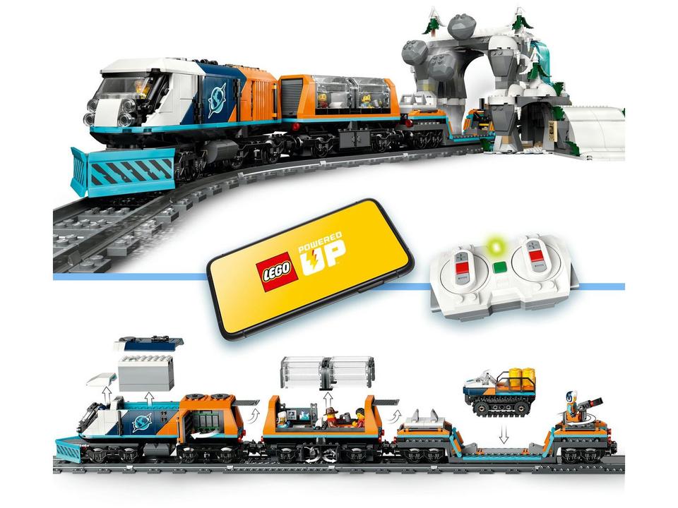 LEGO City Trem Expresso Polar Ártico - 6