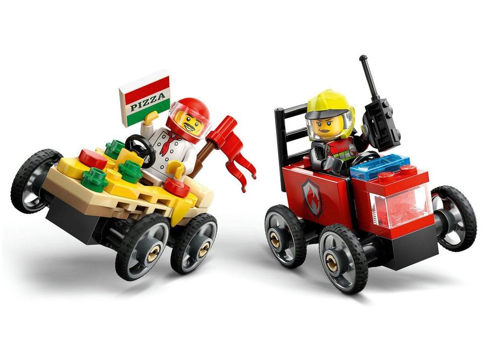 LEGO ck de Carros de Corrida Pizza vs. Caminhão - 6