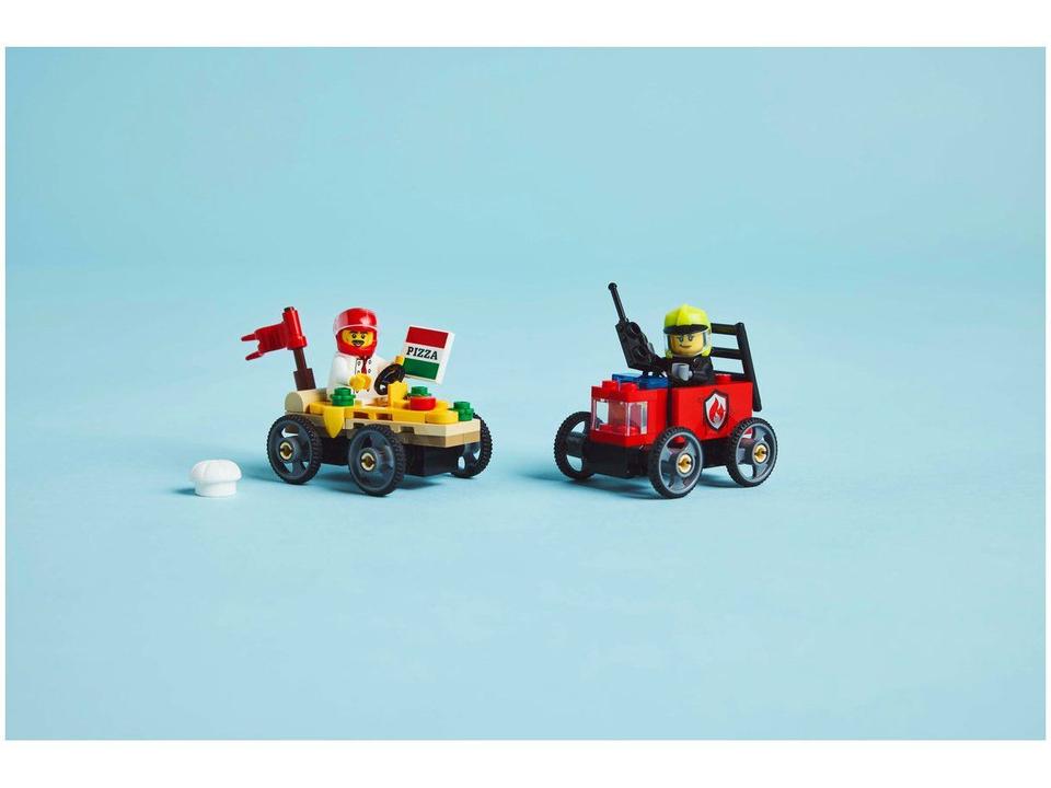 LEGO ck de Carros de Corrida Pizza vs. Caminhão - 4