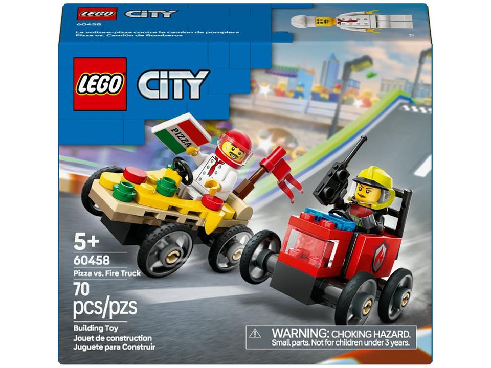 LEGO ck de Carros de Corrida Pizza vs. Caminhão - 8