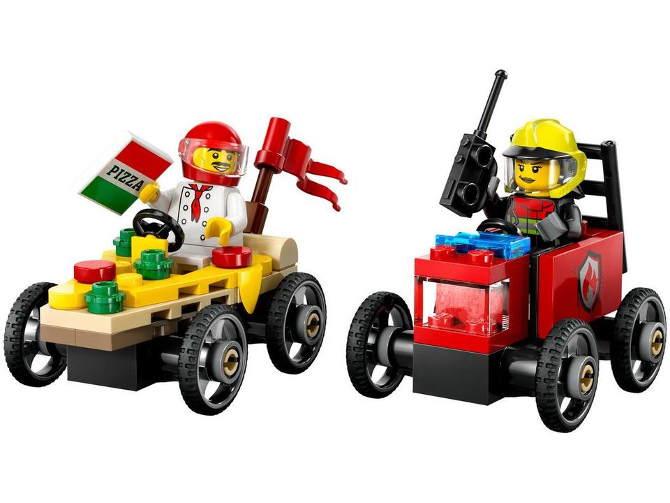 LEGO ck de Carros de Corrida Pizza vs. Caminhão - 7
