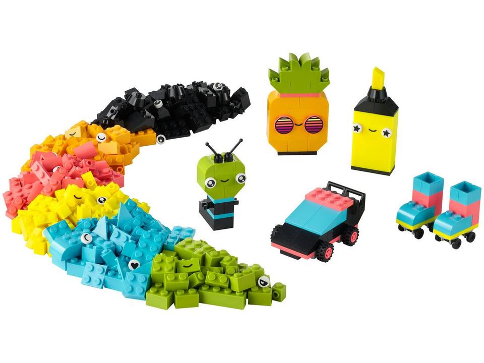 LEGO Classic Diversão Neon Criativa 333 Peças - 2