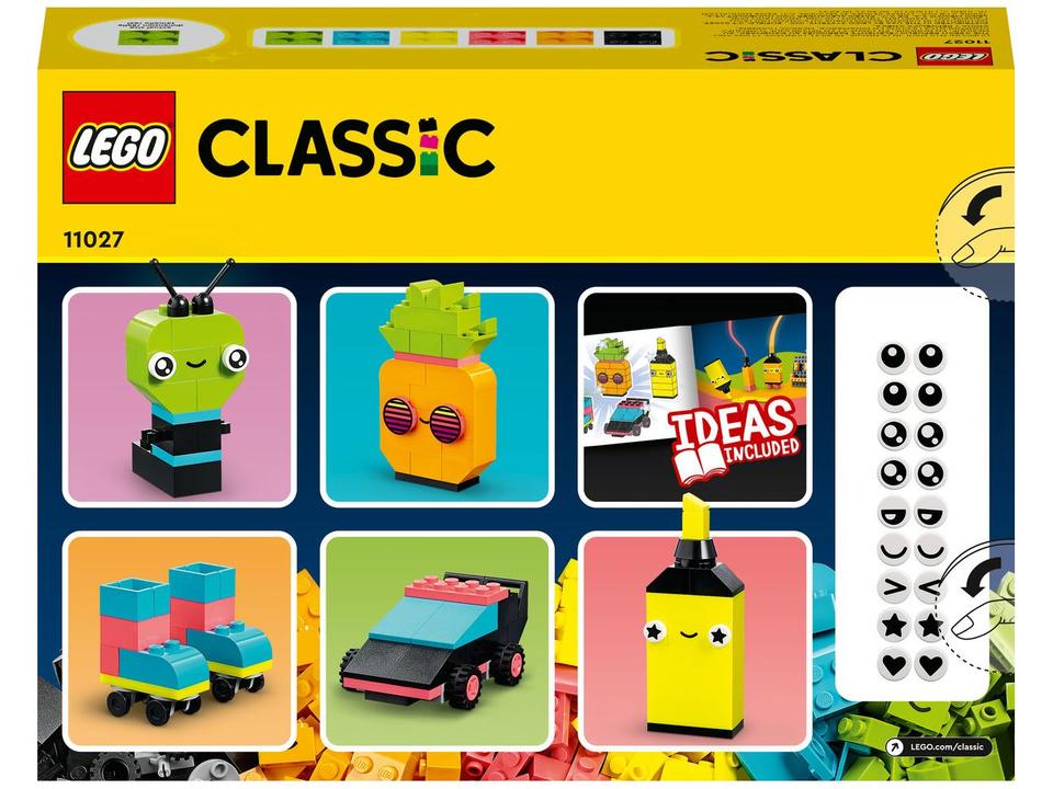 LEGO Classic Diversão Neon Criativa 333 Peças - 9