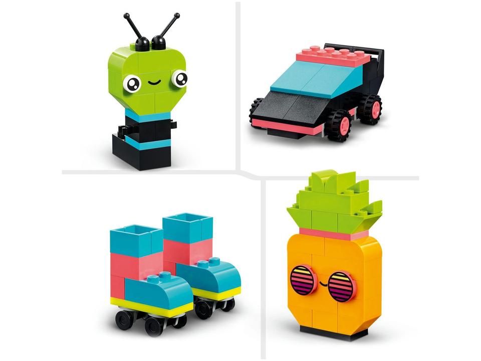 LEGO Classic Diversão Neon Criativa 333 Peças - 7