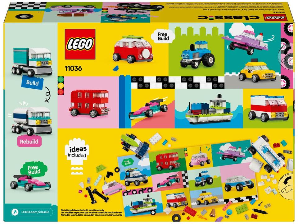 LEGO Classic Veículos Criativos 11036 900 Peças - 9