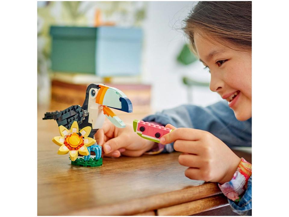LEGO Creator 3 em 1 Animais Selvagens: Tucano - 1