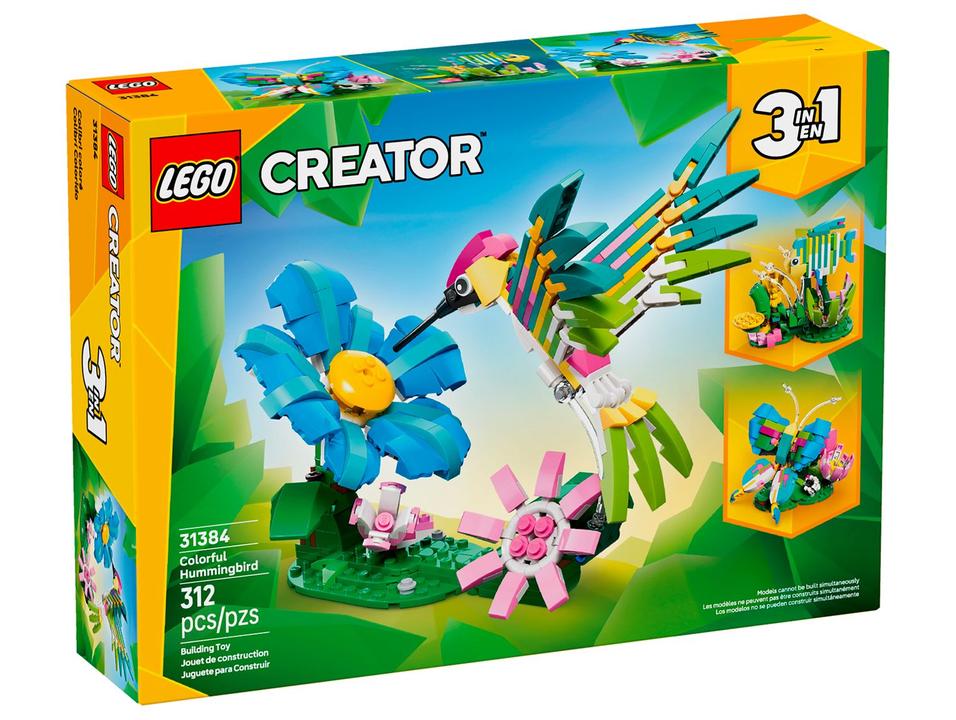 LEGO Creator 3 em 1 Beija-flor Colorido 31384 - 5