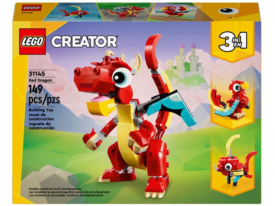 LEGO Creator 3 em 1 Dragão Vermelho - 1