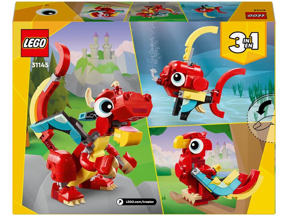 LEGO Creator 3 em 1 Dragão Vermelho - 9