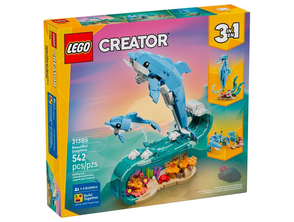 LEGO Creator 3 em 1 Golfinhos Lindos 31385 - 5