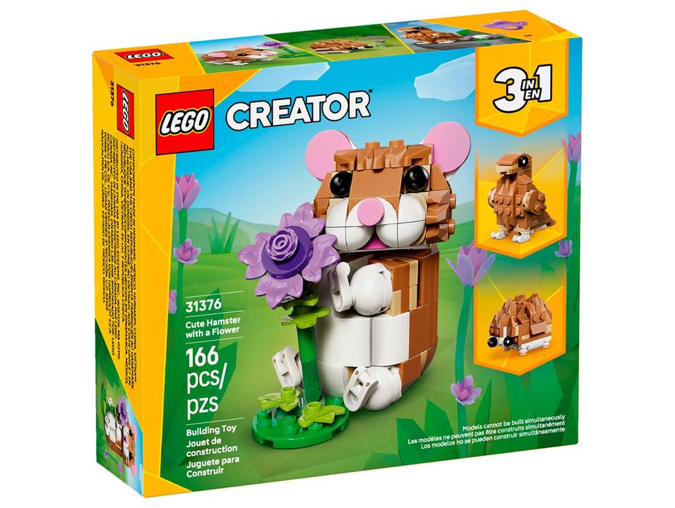 LEGO Creator 3 em 1 Hamster Adorável com Flor - 5