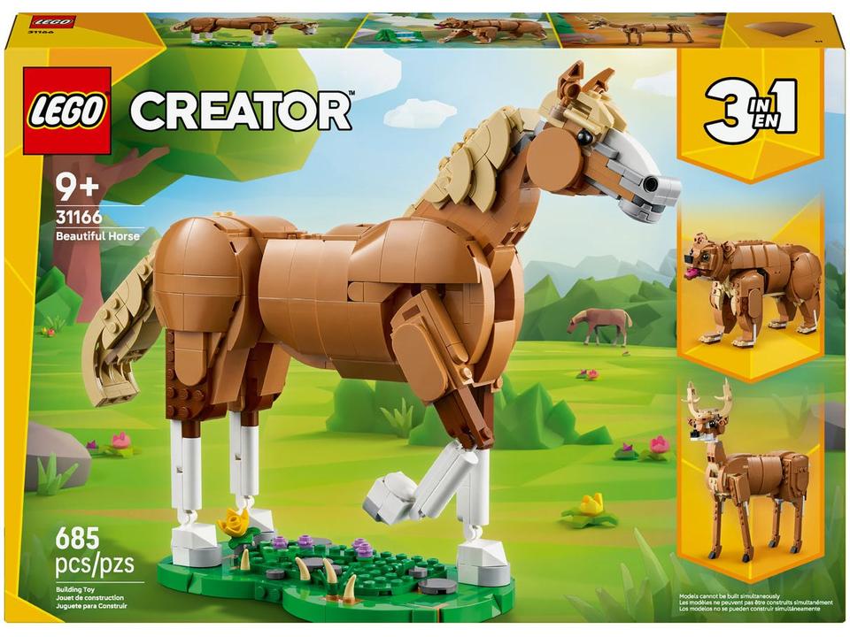 LEGO Creator 3 em 1 Lindo Cavalo 31166 685 Peças - 8