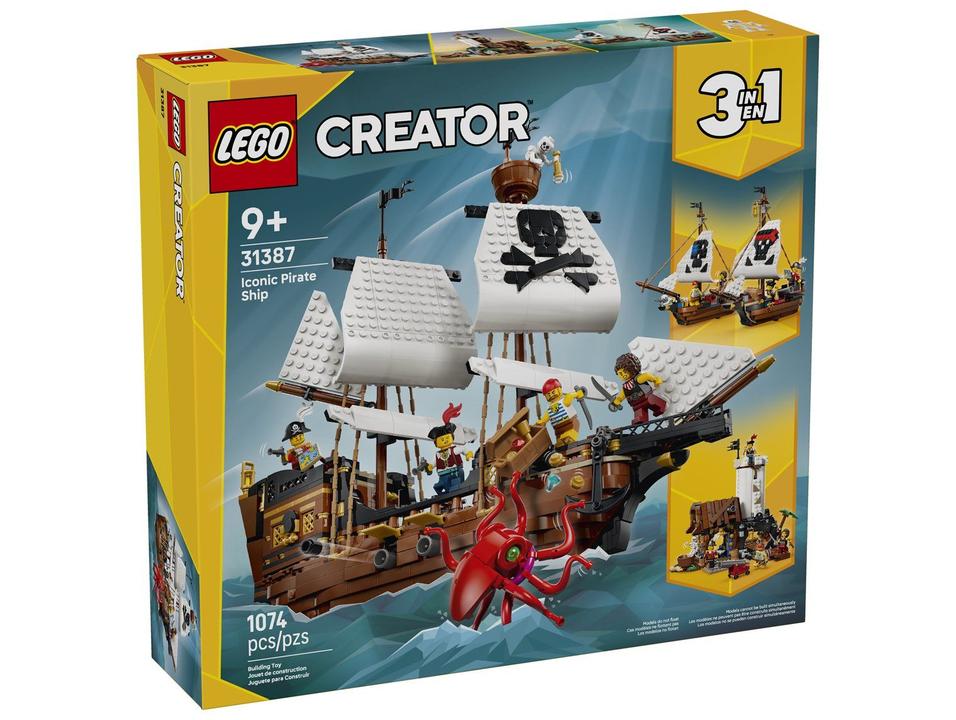 LEGO Creator 3 em 1 Navio Pirata Icônico - 5