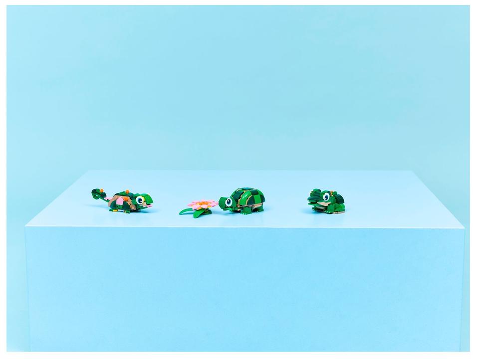 LEGO Creator 3 em 1 Tartaruga com Flor de Lírio - 1
