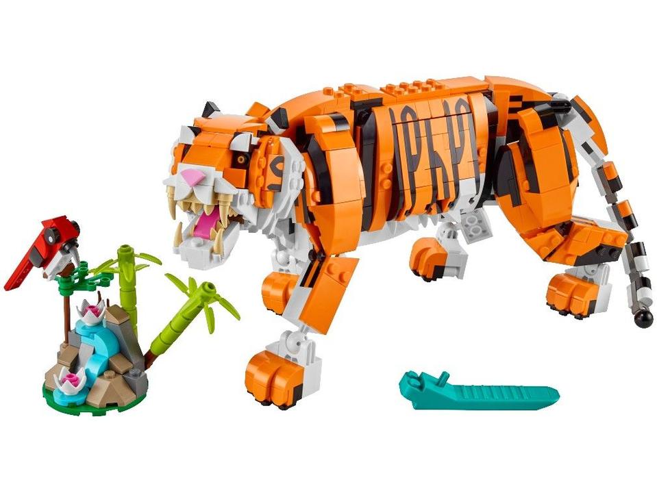 LEGO Creator 3 em 1 Tigre Majestoso 755 Peças - 2