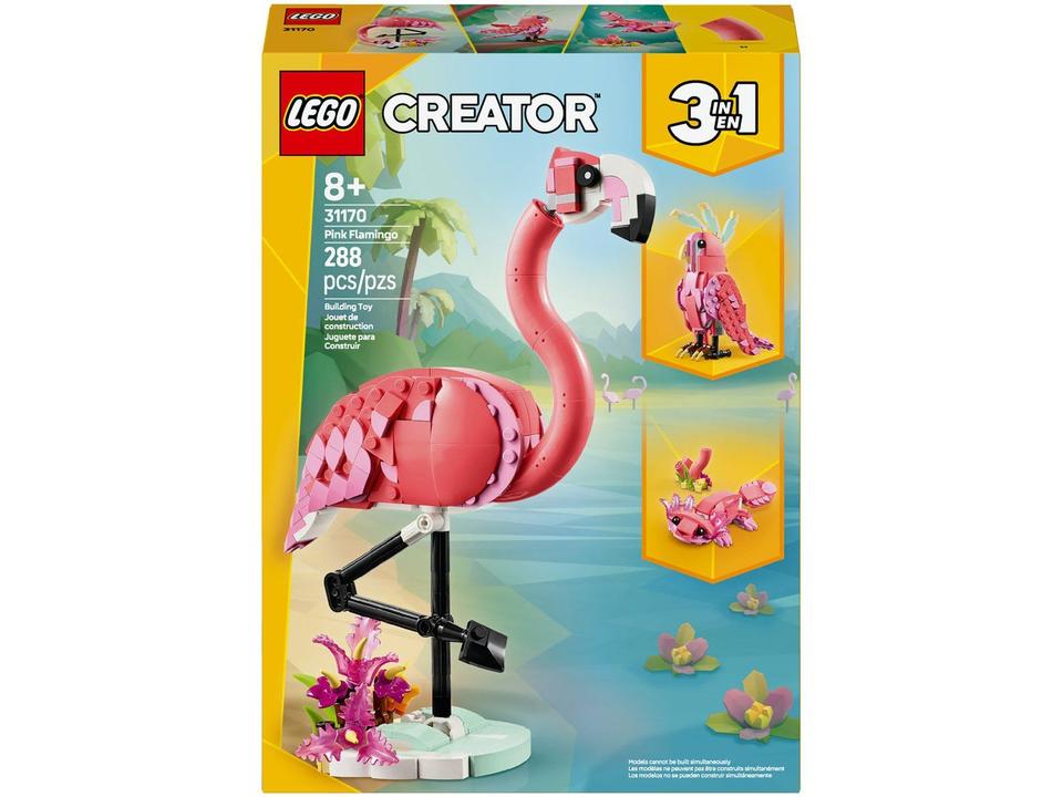 LEGO Creator Animais Selvagens Flamingo Rosa - 8