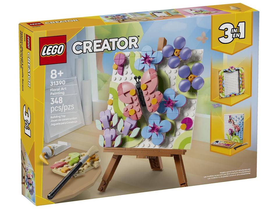 LEGO Creator Pintura Floral Decorativa - 5