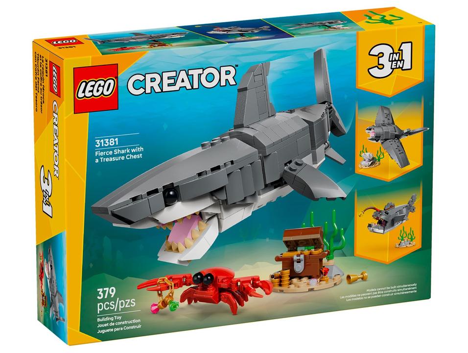 LEGO Creator Tubarão com Baú de Tesouro 31381 - 5
