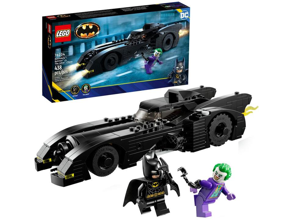 LEGO DC Batmóvel Perseguição de Batman vs Coringa - 76224 438 Peças