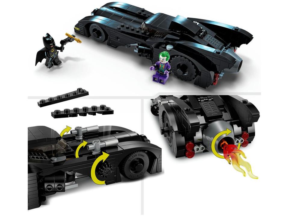 LEGO DC Batmóvel Perseguição de Batman vs Coringa - 76224 438 Peças - 7