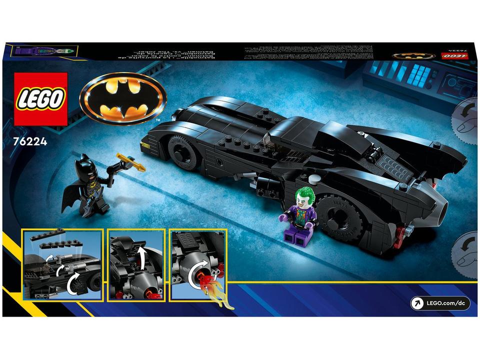 LEGO DC Batmóvel Perseguição de Batman vs Coringa - 76224 438 Peças - 3