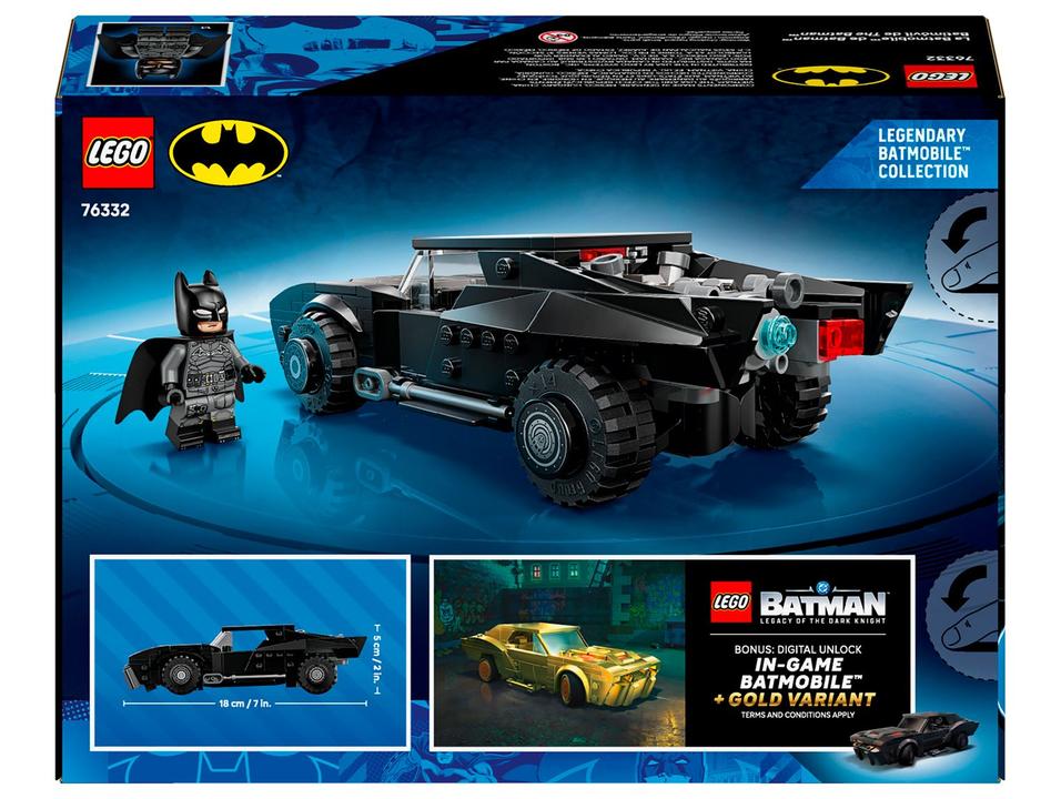 LEGO DC: O Batman Batmóvel 76332 330 Peças - 3