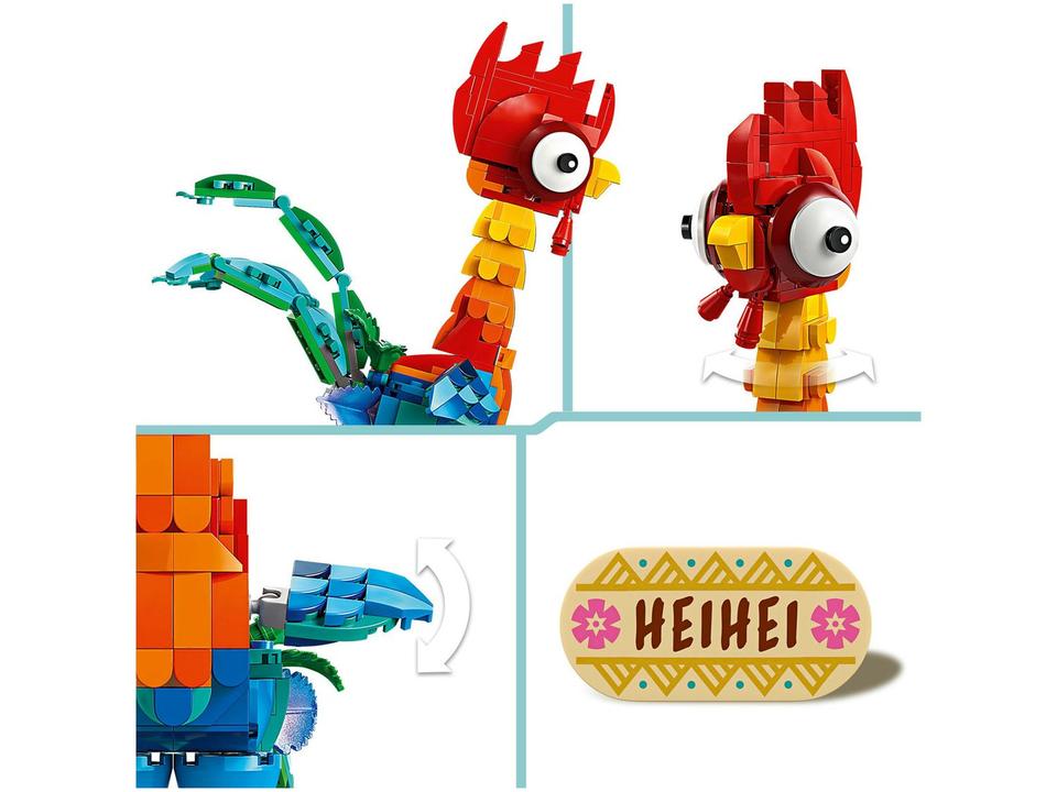 LEGO Disney Moana 2 Heihei 43272 566 Peças - 4