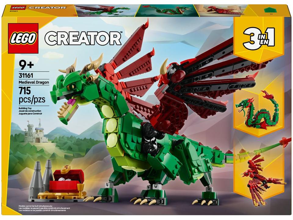 LEGO Dragão Medieval 3 em 1 31161 715 Peças - 8