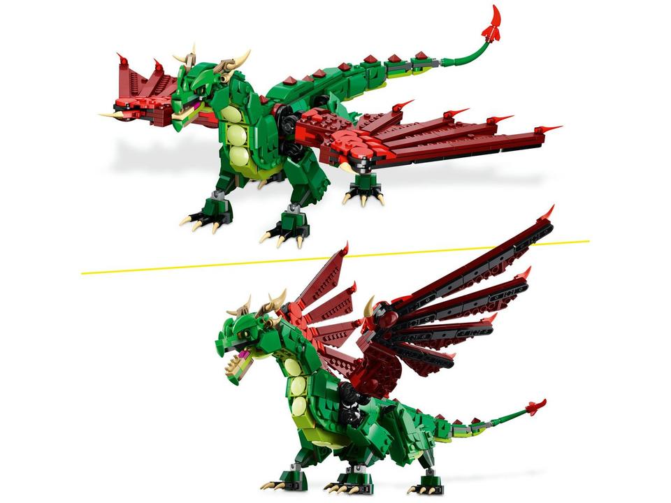LEGO Dragão Medieval 3 em 1 31161 715 Peças - 6