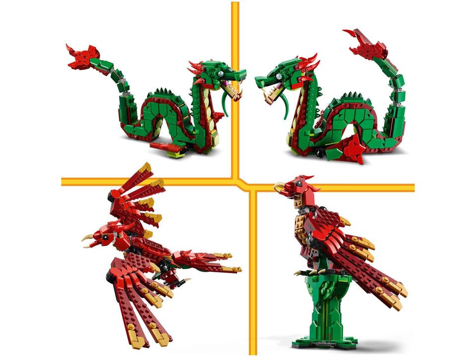 LEGO Dragão Medieval 3 em 1 31161 715 Peças - 4