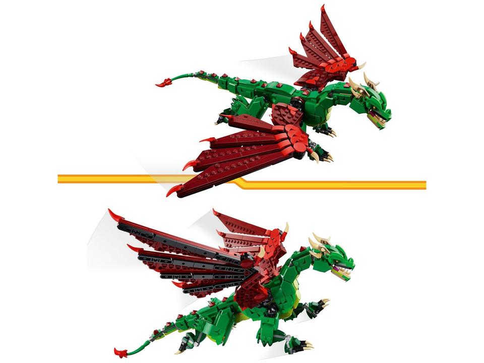 LEGO Dragão Medieval 3 em 1 31161 715 Peças - 5