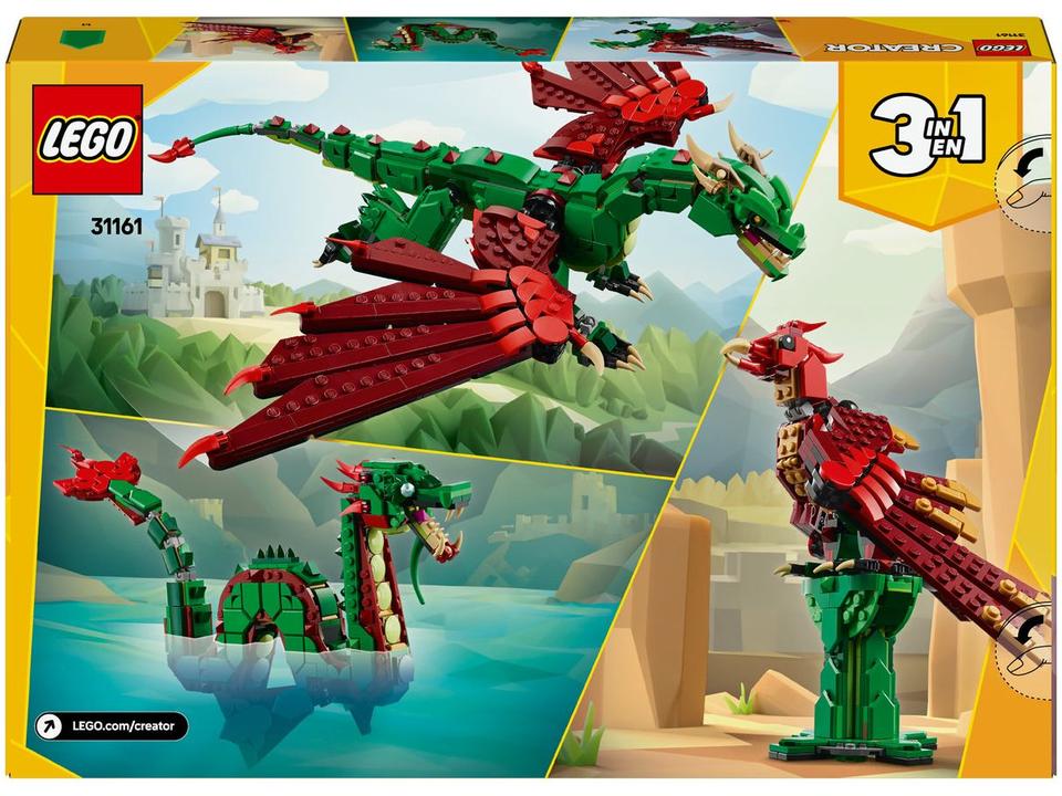 LEGO Dragão Medieval 3 em 1 31161 715 Peças - 9