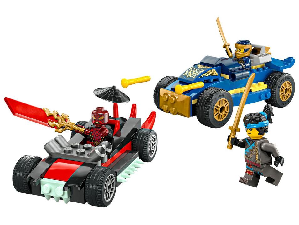 LEGO Duelo de Carros de Corrida de Rogue vs. Drix - 7
