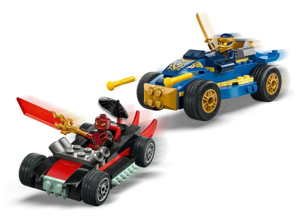 LEGO Duelo de Carros de Corrida de Rogue vs. Drix - 5