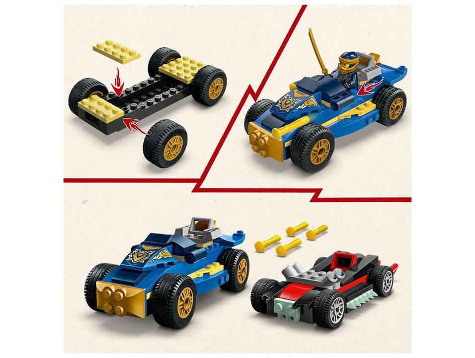 LEGO Duelo de Carros de Corrida de Rogue vs. Drix - 3